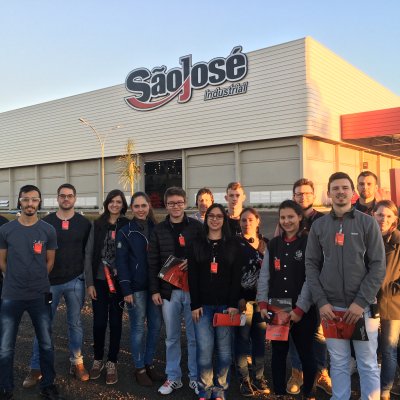 Visita tÃ©cnica pelo curso de Engenharia de ProduÃ§Ã£o da SETREM TrÃªs de Maio - RS